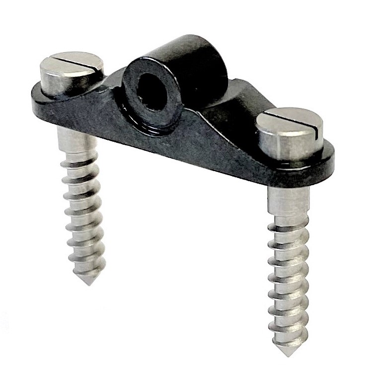 NECG Inletted Swivel Base w/ 2 Wood Screws R-323